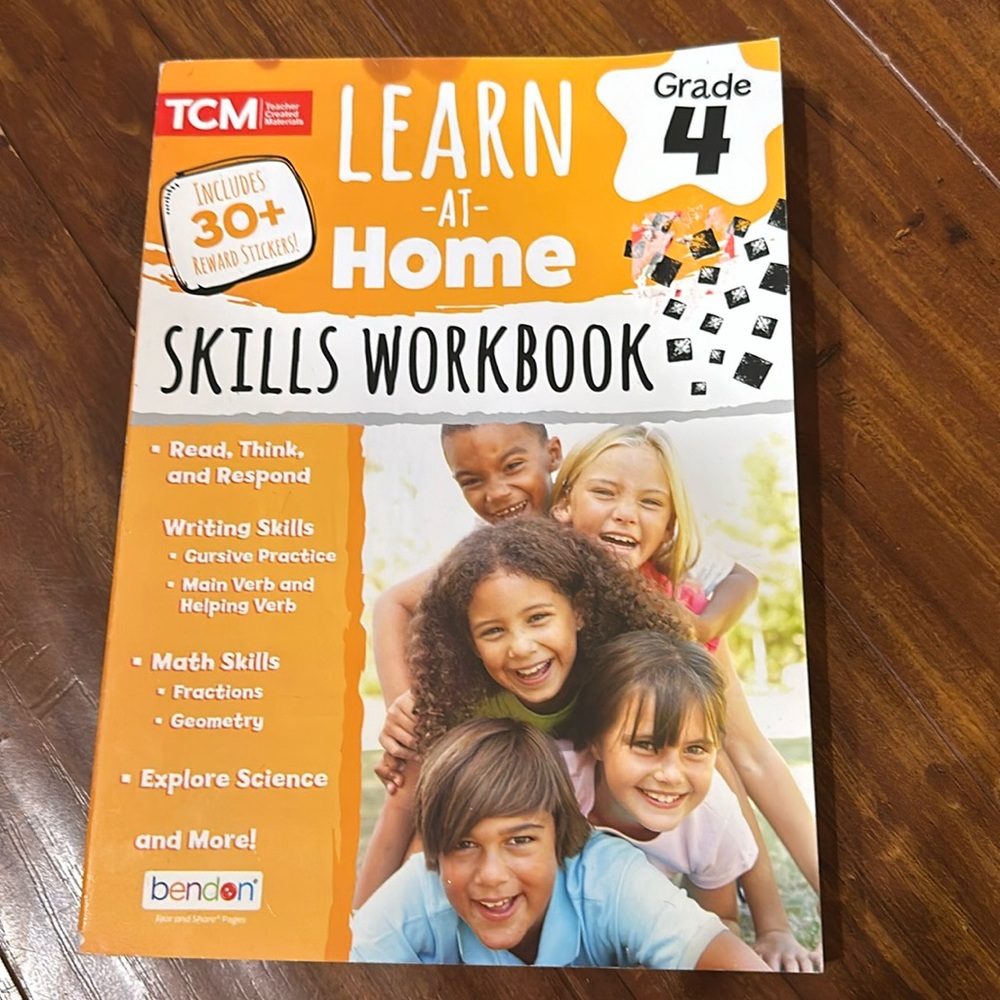 Learn at Home Grade 4 4th Grade skills‎ workbook